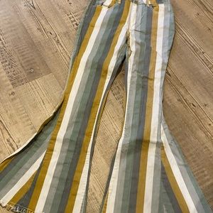 Striped Bell Bottoms